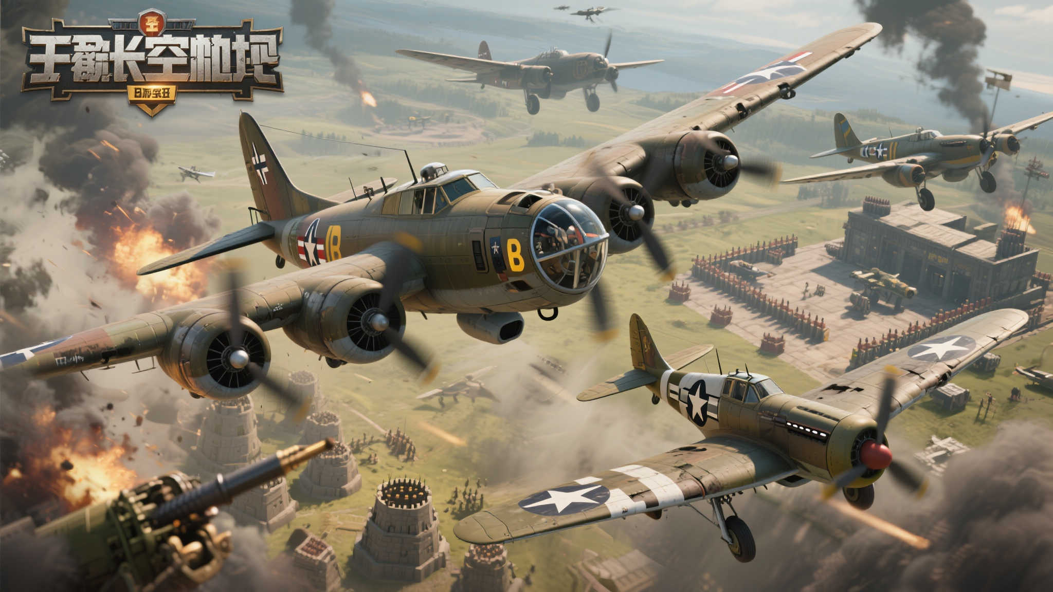 军事策略新作《王牌空军基地》7月亮相，重返二战风云
